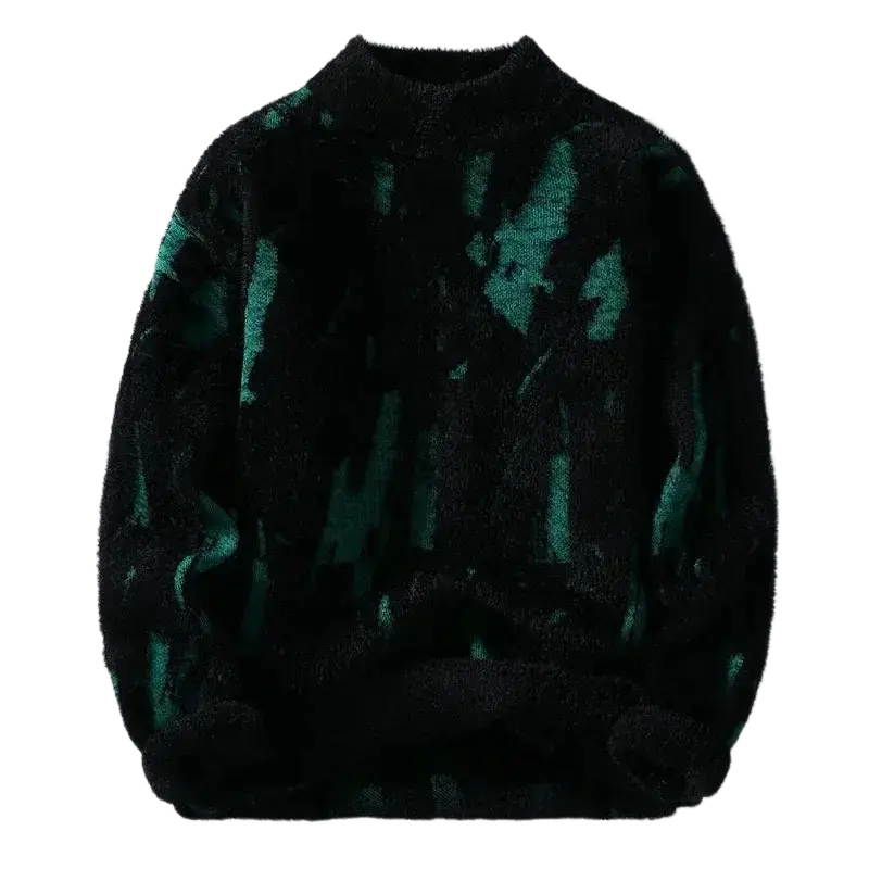 ABSTRACT BRUSH KNIT SWEATER-アブストラクトブラッシュニットセーター Mira Gemini