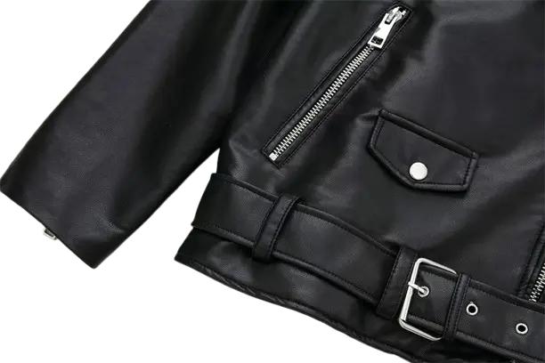 FEMININE CLASSIC FAUX LEATHER JACKET-フェミニンクラシックレザージャケット Mira Gemini