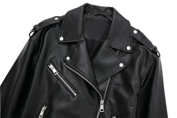 FEMININE CLASSIC FAUX LEATHER JACKET-フェミニンクラシックレザージャケット Mira Gemini