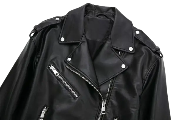 FEMININE CLASSIC FAUX LEATHER JACKET-フェミニンクラシックレザージャケット Mira Gemini