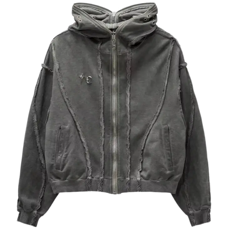 FACE COVER ZIP-UP HOODIE-フェイスカバージップアップフーディー Mira Gemini