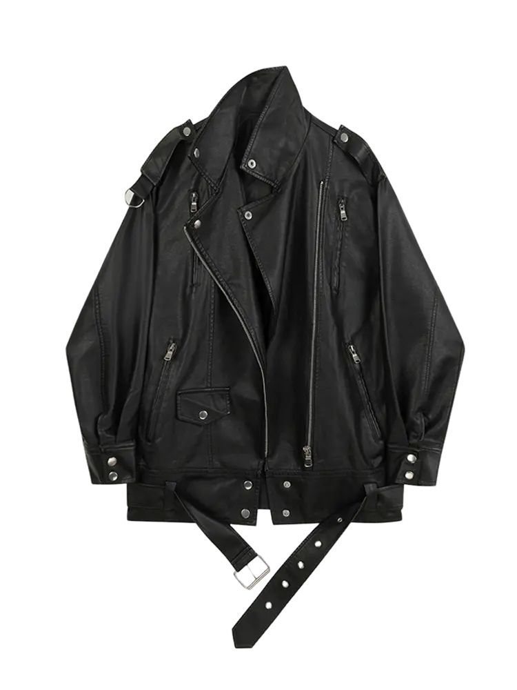 FEMININE CLASSIC FAUX LEATHER JACKET-フェミニンクラシックレザージャケット Mira Gemini