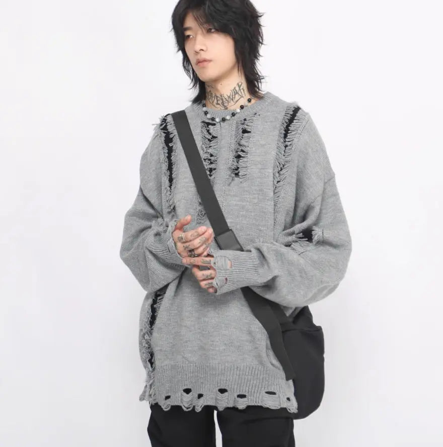 DESTROYED EDGE KNIT(ダメージエッジニット) Mira Gemini