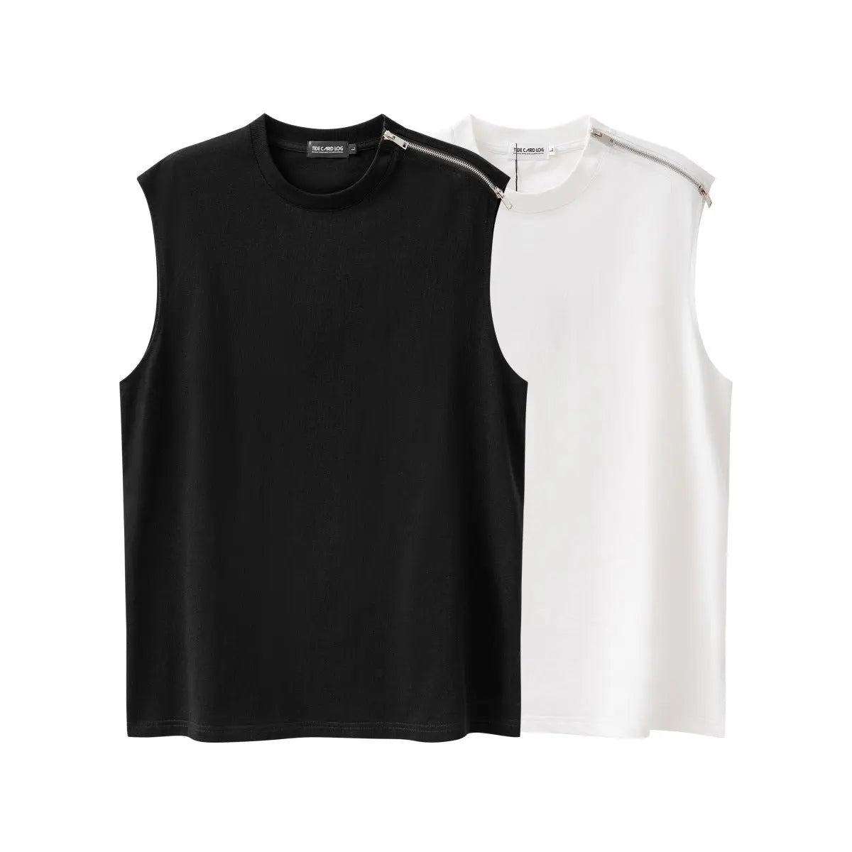 SLEEVELESS BASIC NO SLEEVE TEE-スリーブレス ベーシック ノースリーブ Tシャツ Mira Gemini
