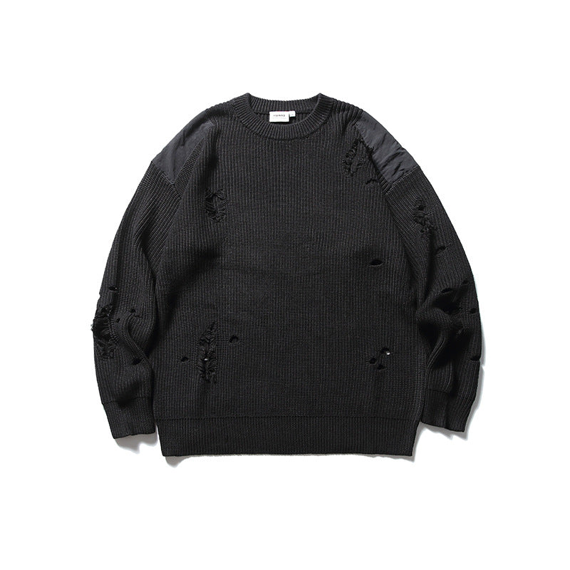 DAMAGED PATCHWORK KNIT(ダメージパッチワークニット)