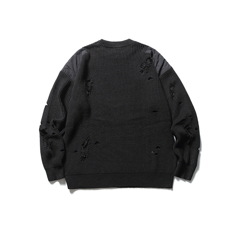 DAMAGED PATCHWORK KNIT(ダメージパッチワークニット)