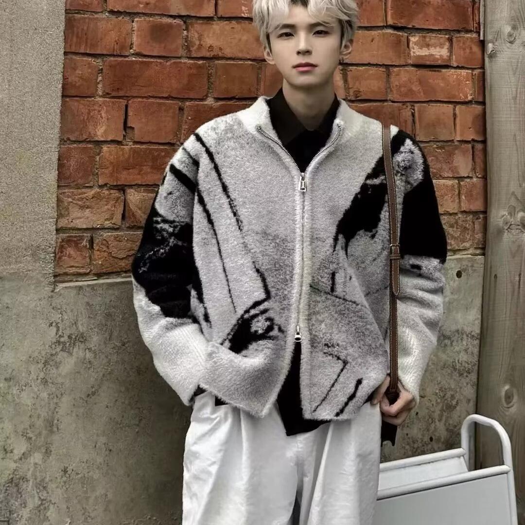 GRAPHIC STAND CARDIGAN(グラフィックスタンドカーディガン)
