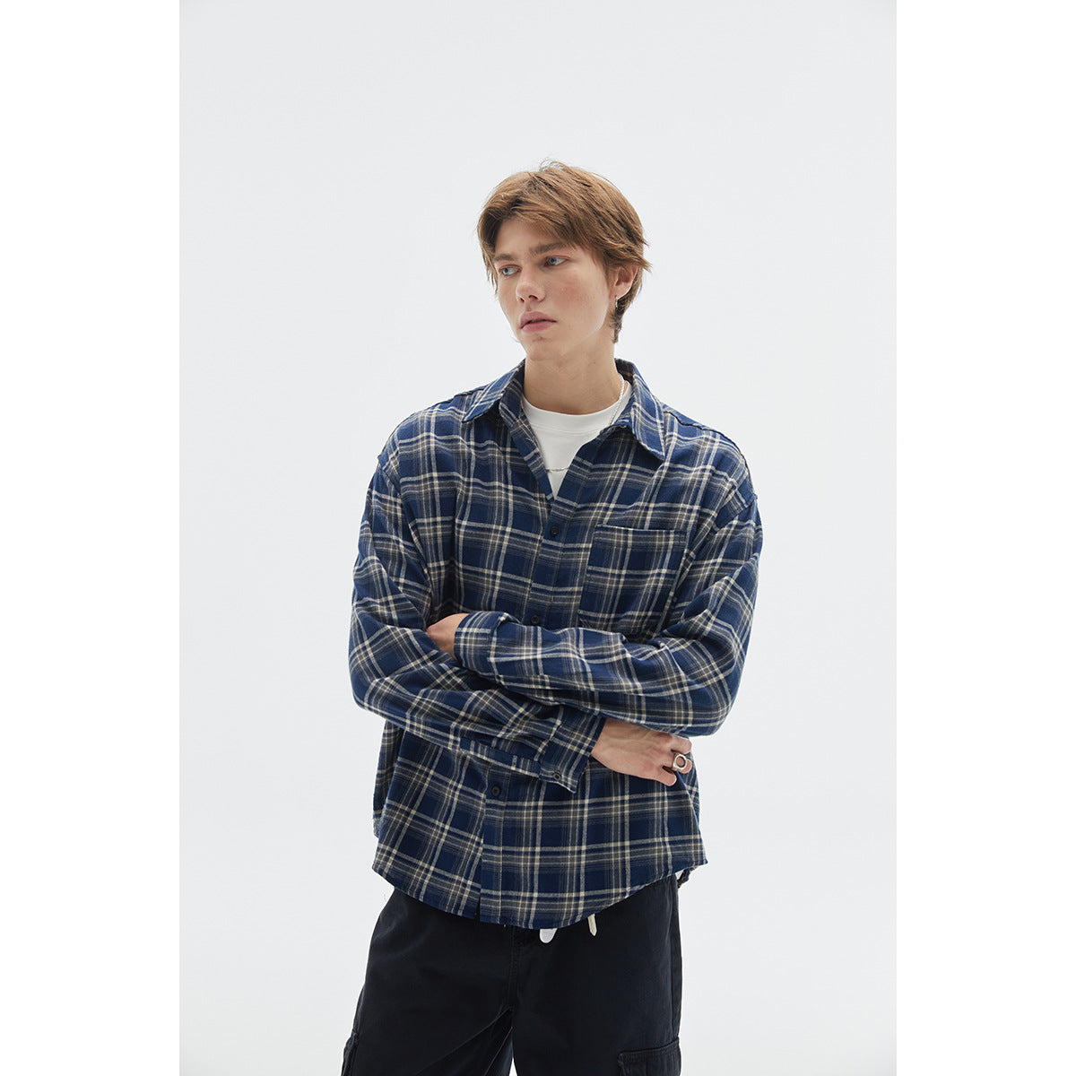 CHECKED COTTON SHIRT(チェックドコットンシャツ)