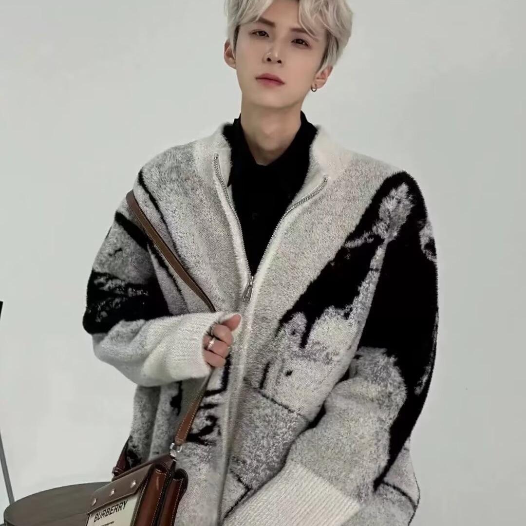 GRAPHIC STAND CARDIGAN(グラフィックスタンドカーディガン)