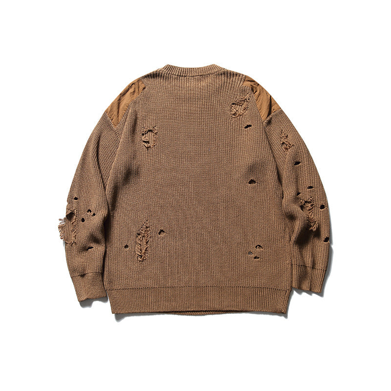 DAMAGED PATCHWORK KNIT(ダメージパッチワークニット)