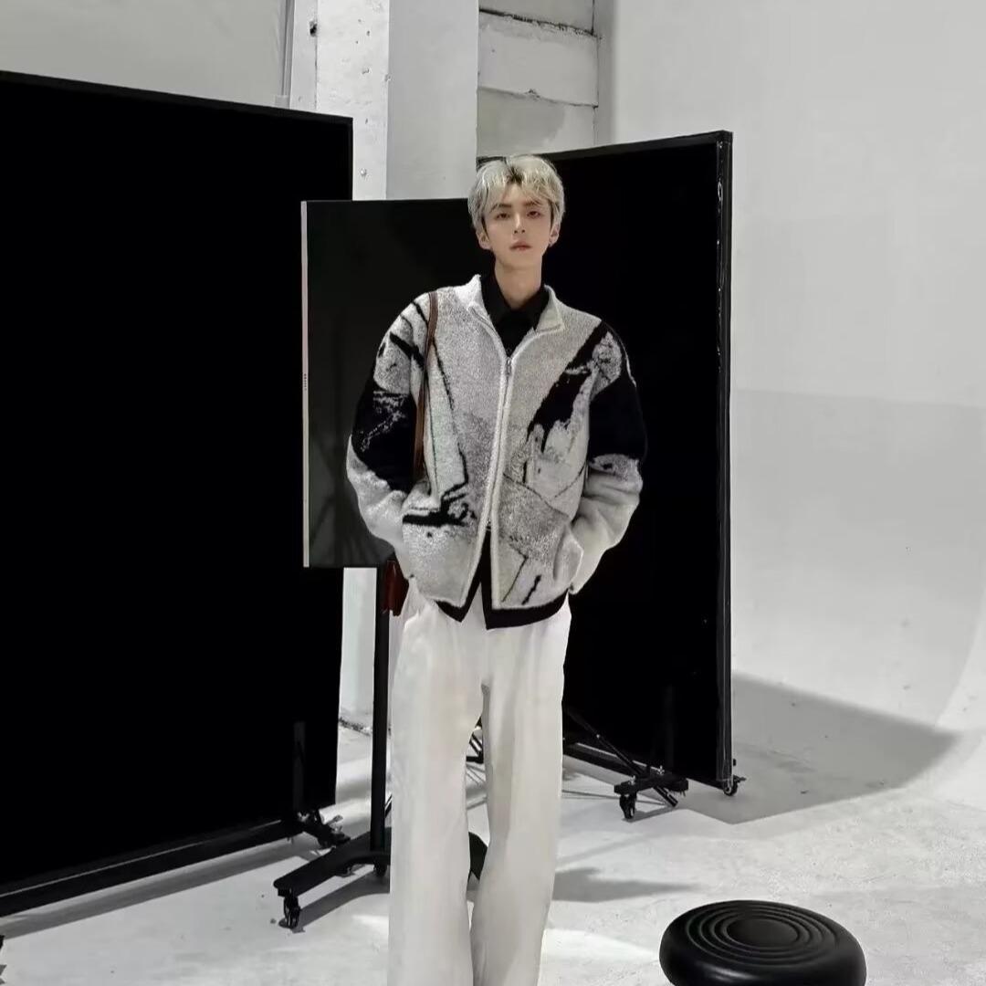 GRAPHIC STAND CARDIGAN(グラフィックスタンドカーディガン)