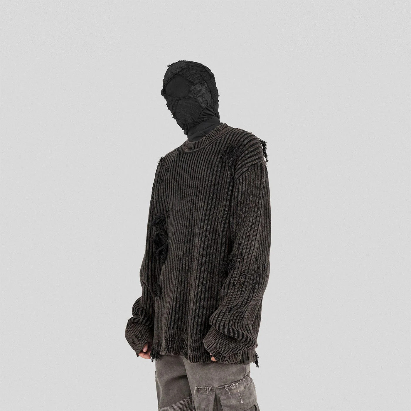 RIPPED TEXTURE SWEAT(リップドテクスチャースウェット)