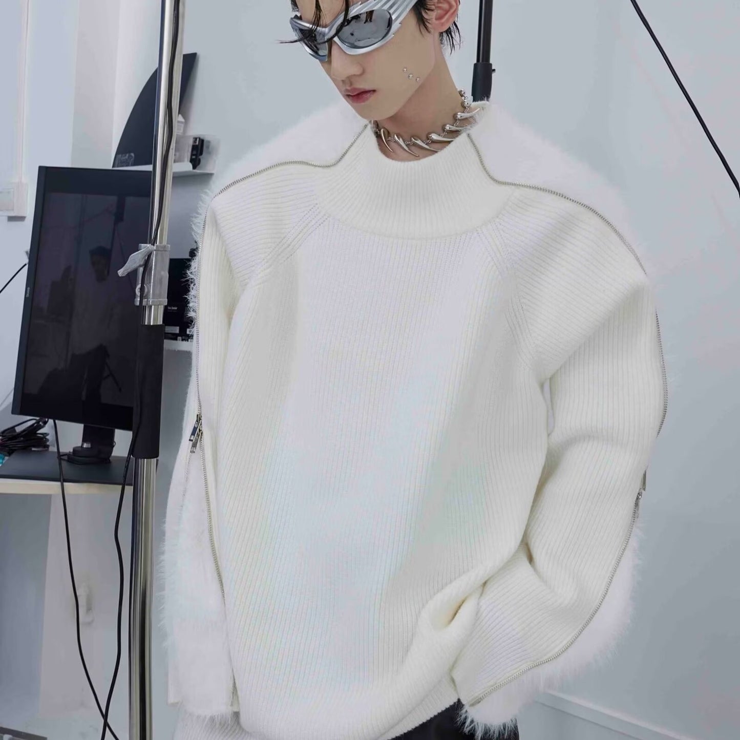 FUR HYBRID KNIT(ファーハイブリッドニット)