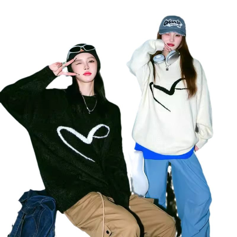 MOHAIR TOUCH LOGO SWEATER(モヘアタッチロゴセーター) Mira Gemini