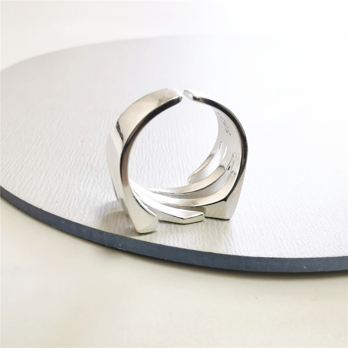 TWILL SQUARE SILVER925 RING-ツイル スクエア シルバー925 リング Mira Gemini