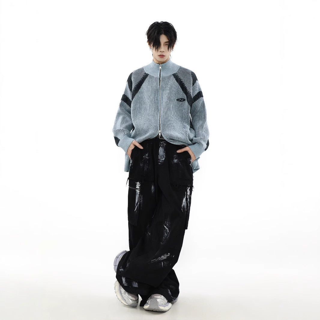 C91 RIBBED ZIP KNIT(リブジップニット)
