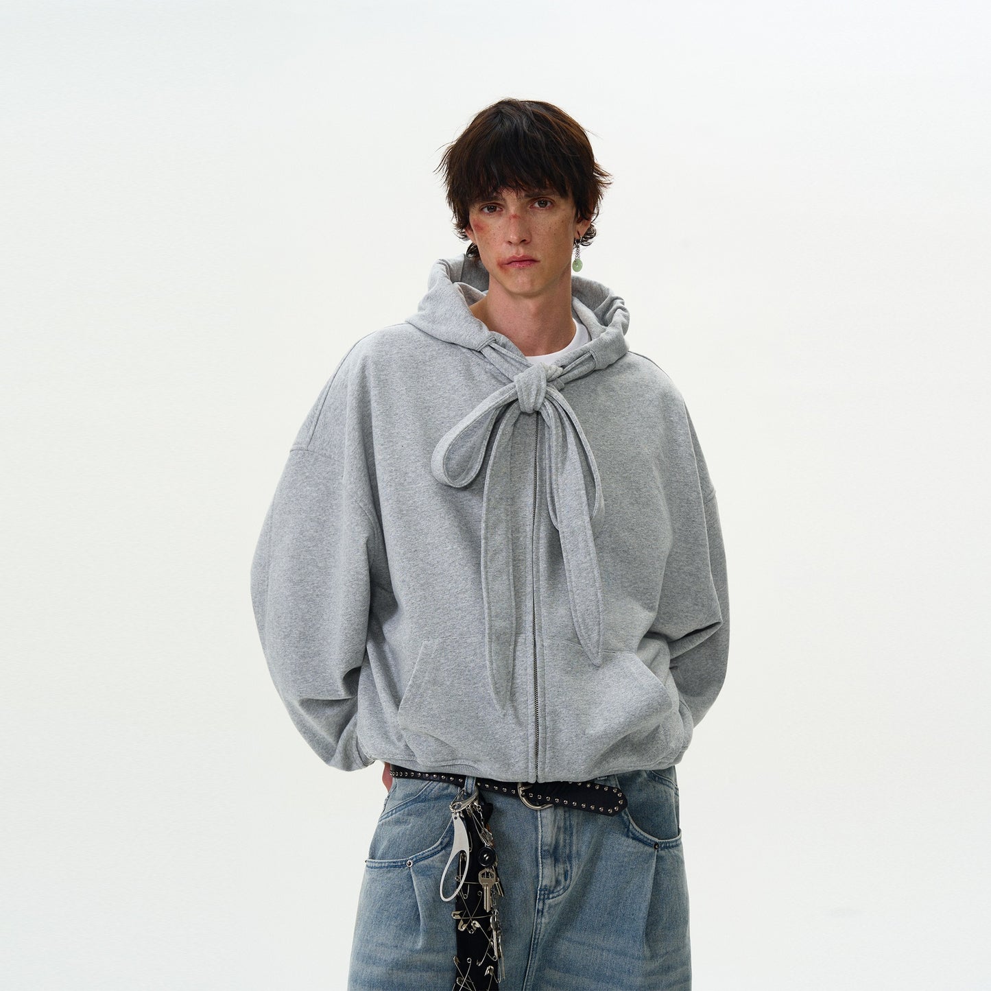 STRING HOOD ZIP SWEAT(ストリングフードジップスウェット)