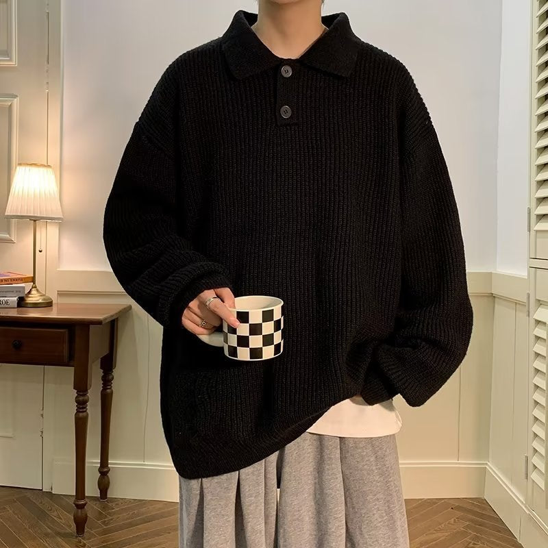 BOXY COLLAR KNIT(ボクシーカラーニット)