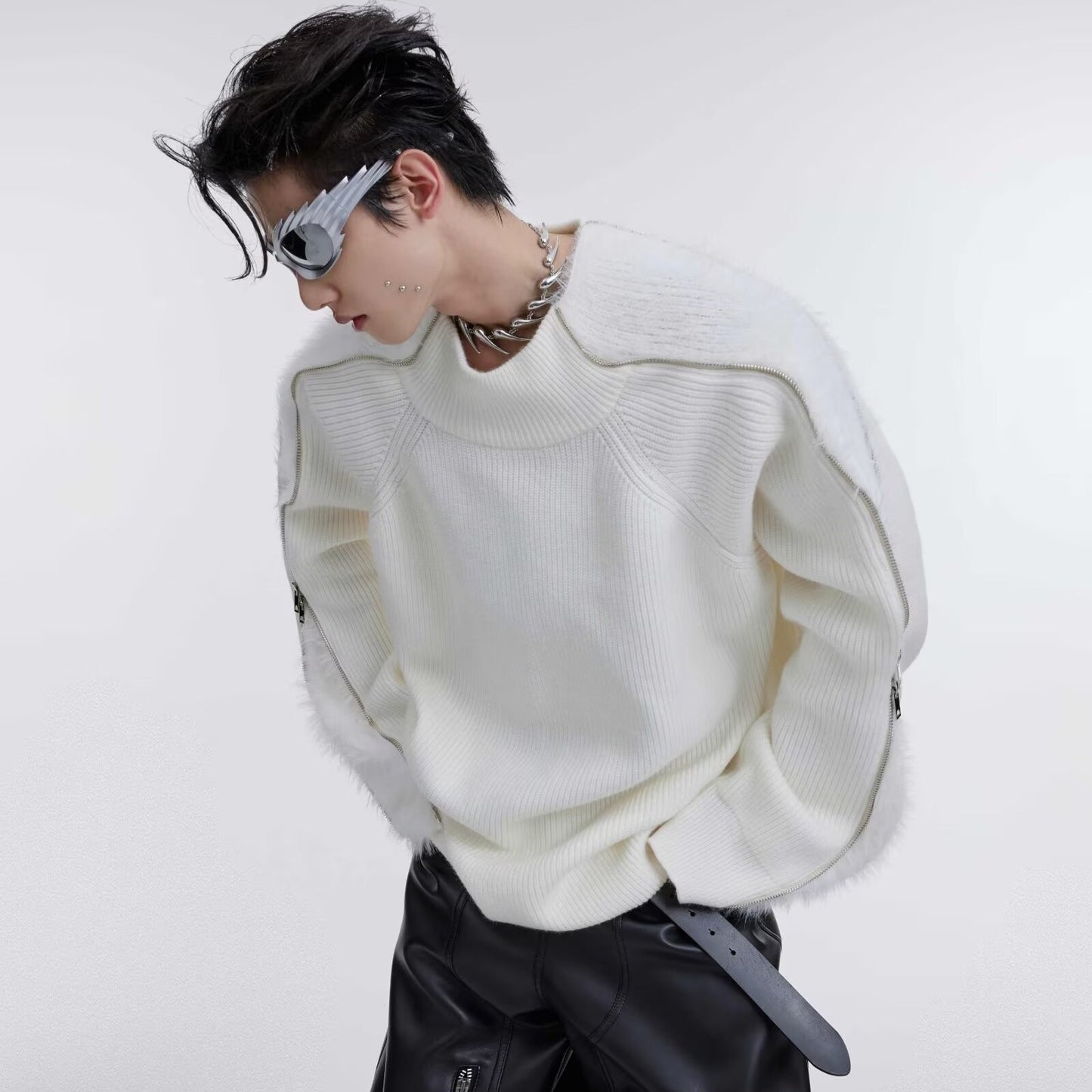 FUR HYBRID KNIT(ファーハイブリッドニット)