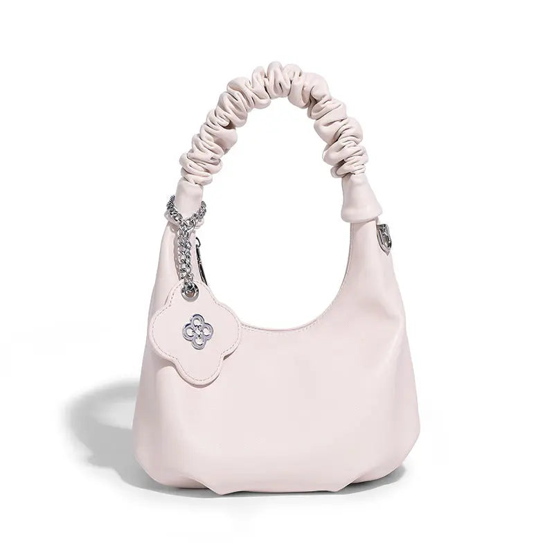 RUCHED SHOULDER FASHION BAGS-ルーシュド ショルダーファッションバッグ - Mira Gemini