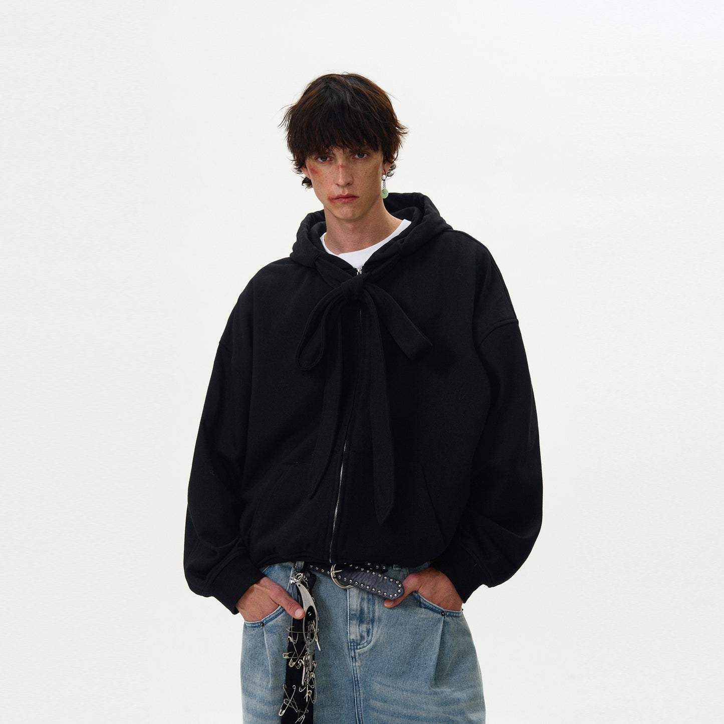 STRING HOOD ZIP SWEAT(ストリングフードジップスウェット)