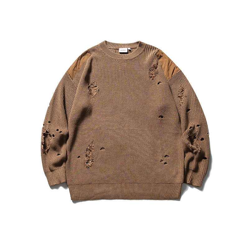 DAMAGED PATCHWORK KNIT(ダメージパッチワークニット)