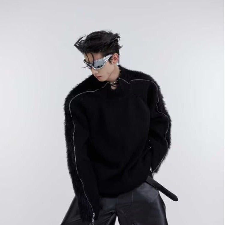 FUR HYBRID KNIT(ファーハイブリッドニット)