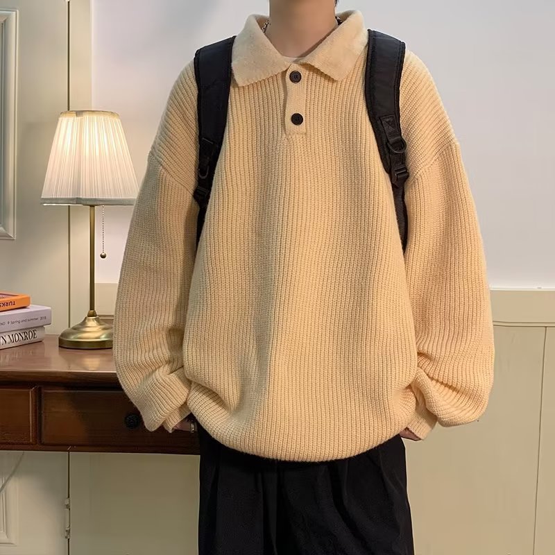 BOXY COLLAR KNIT(ボクシーカラーニット)