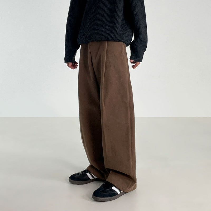 WIDE STRAIGHT COTTON PANTS(ワイドストレートコットンパンツ)|メンズ