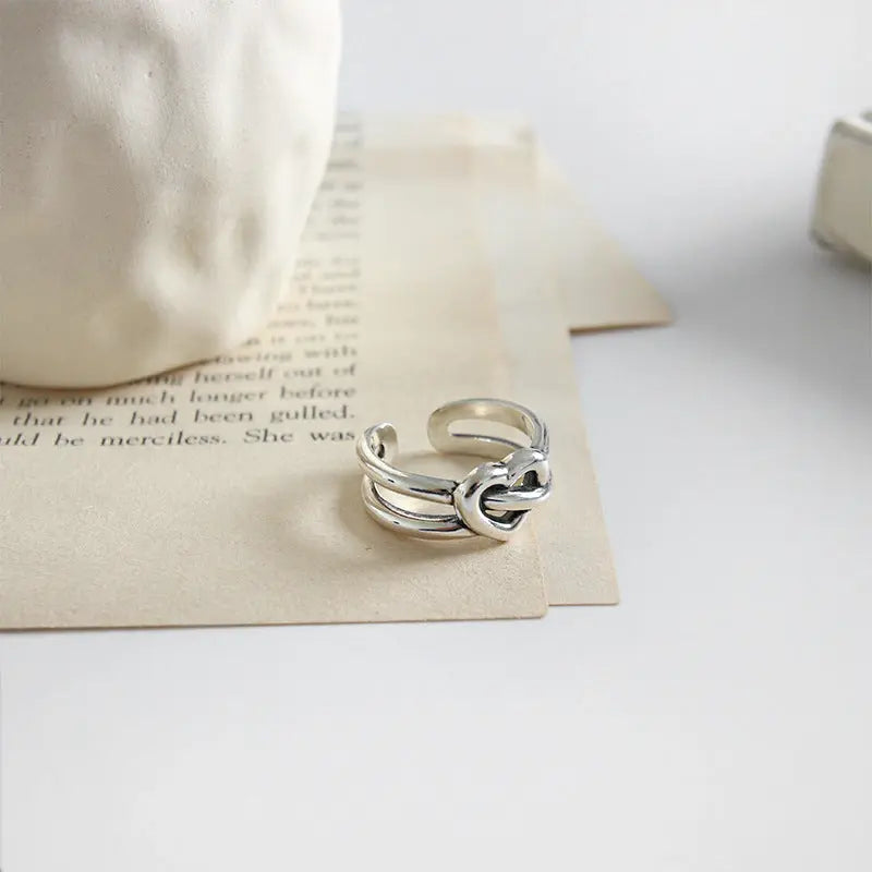 HEART LINK RING Mira Gemini