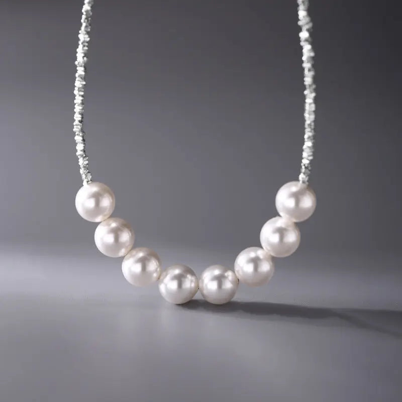 PEARL LINK NECKLACE Mira Gemini
