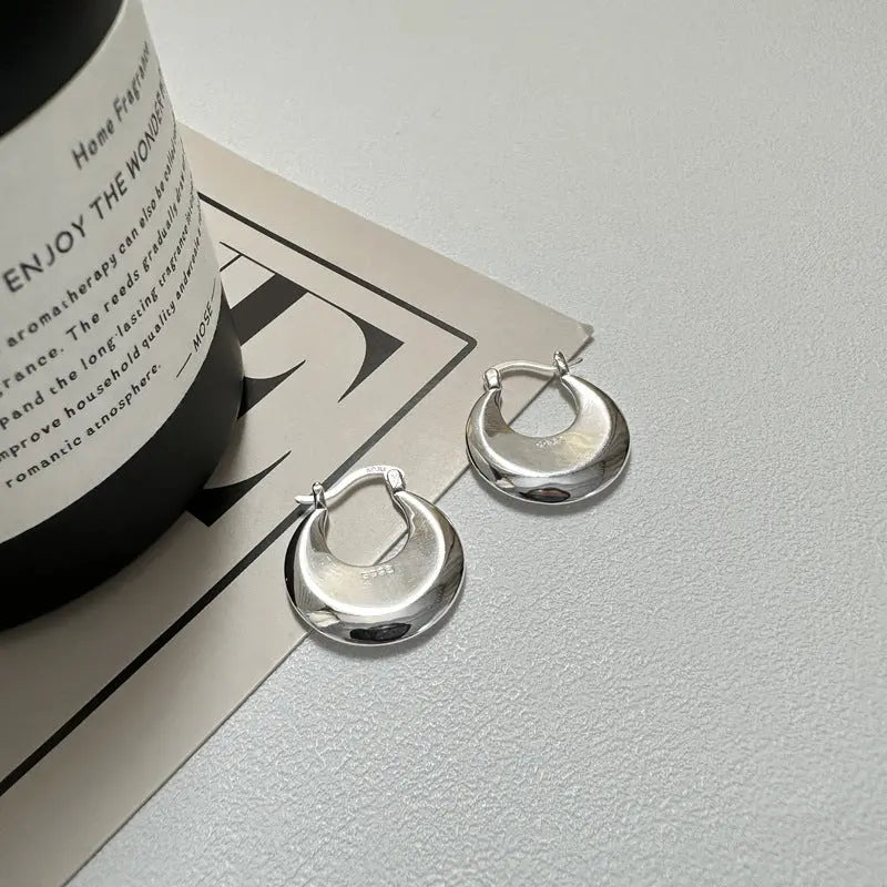 RETRO POLISHED HOOP PIERCE Mira Gemini