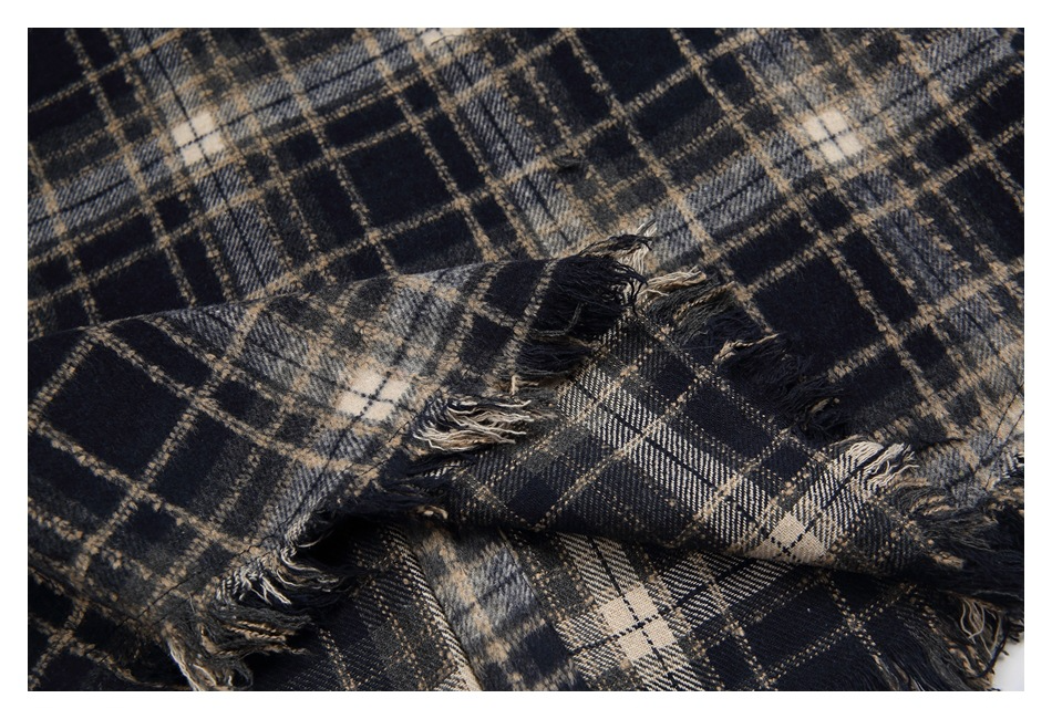 FRINGE CHECK SHIRT（フリンジチェックシャツ）