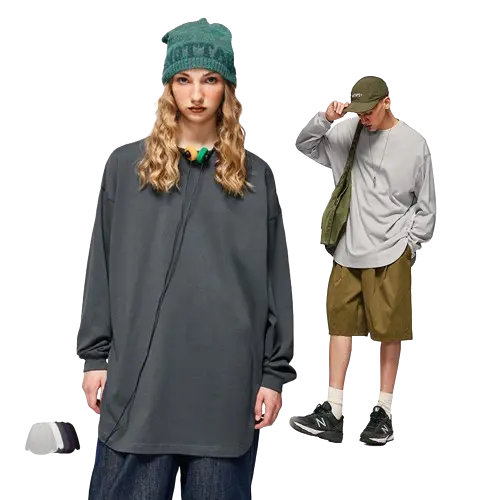 HEMLINE LONG SLEEVE-ヘムラインロングスリーブ Mira Gemini