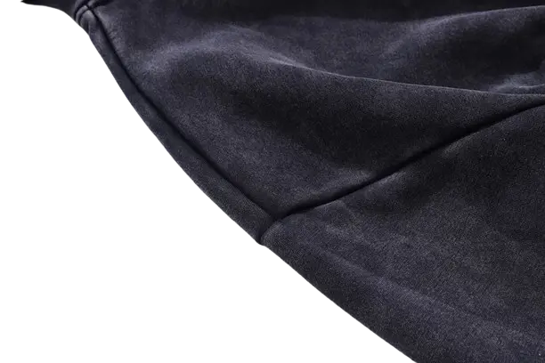VINTAGE BLACK BASIC HOODIE-ヴィンテージライクブラックベーシックフーディー - Mira Gemini