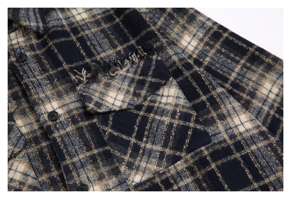 FRINGE CHECK SHIRT（フリンジチェックシャツ）