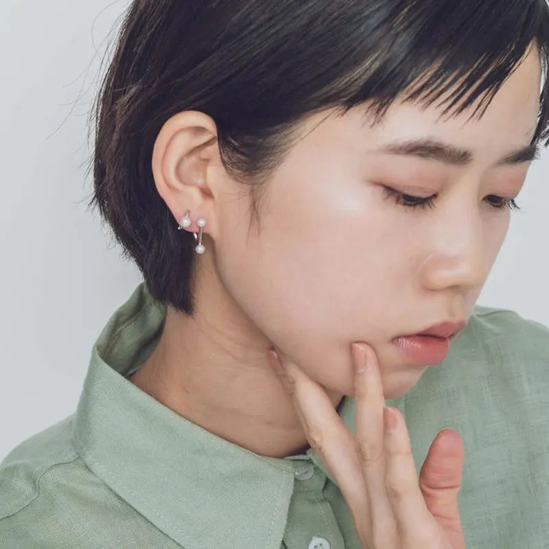 PEARL WAVE EAR CUFF Mira Gemini