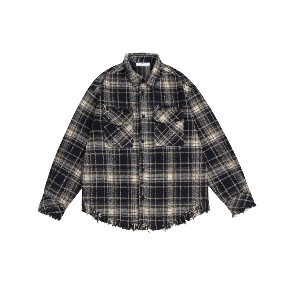 FRINGE CHECK SHIRT（フリンジチェックシャツ）