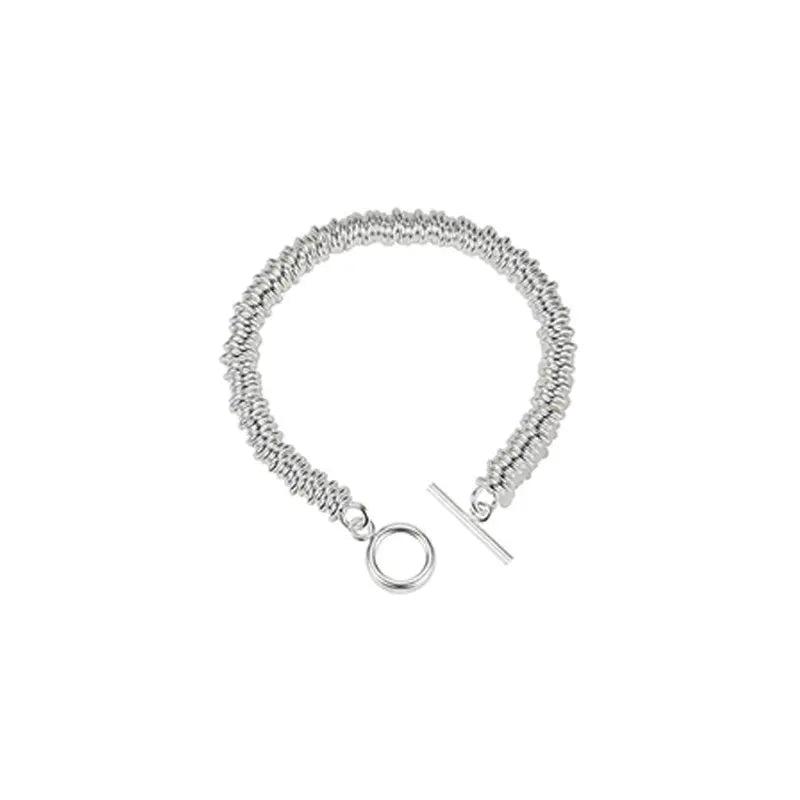 GEOMETRIC SILVER BRACELET Mira Gemini