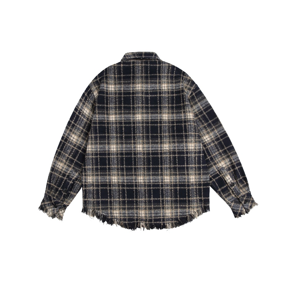 FRINGE CHECK SHIRT（フリンジチェックシャツ）