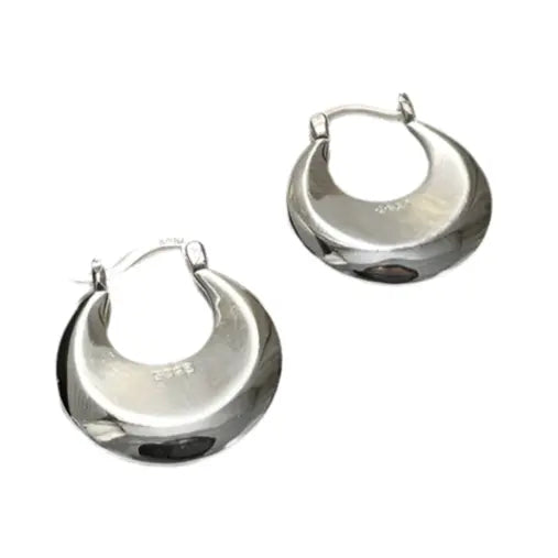 RETRO POLISHED HOOP PIERCE Mira Gemini