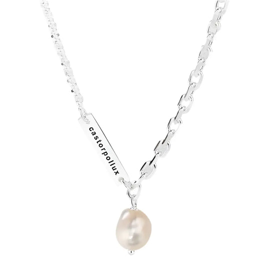 ELEGANT PEARL SILVER NECKLACE- Silver925 ネックレス Mira Gemini