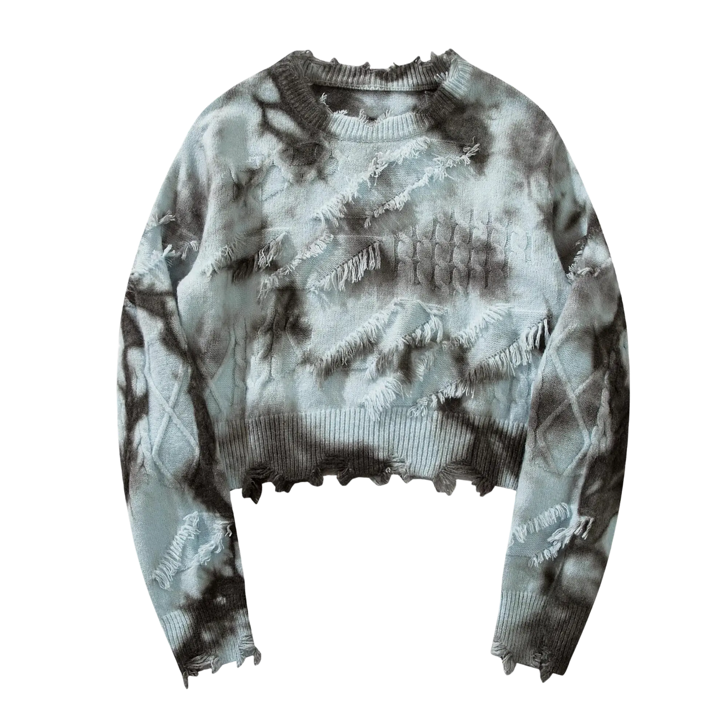 TIE-DYE RELAX KNIT SWEATERータイダイリラックスニット Mira Gemini