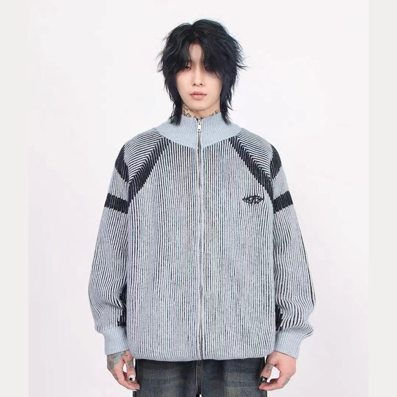 C91 RIBBED ZIP KNIT（リブジップニット）